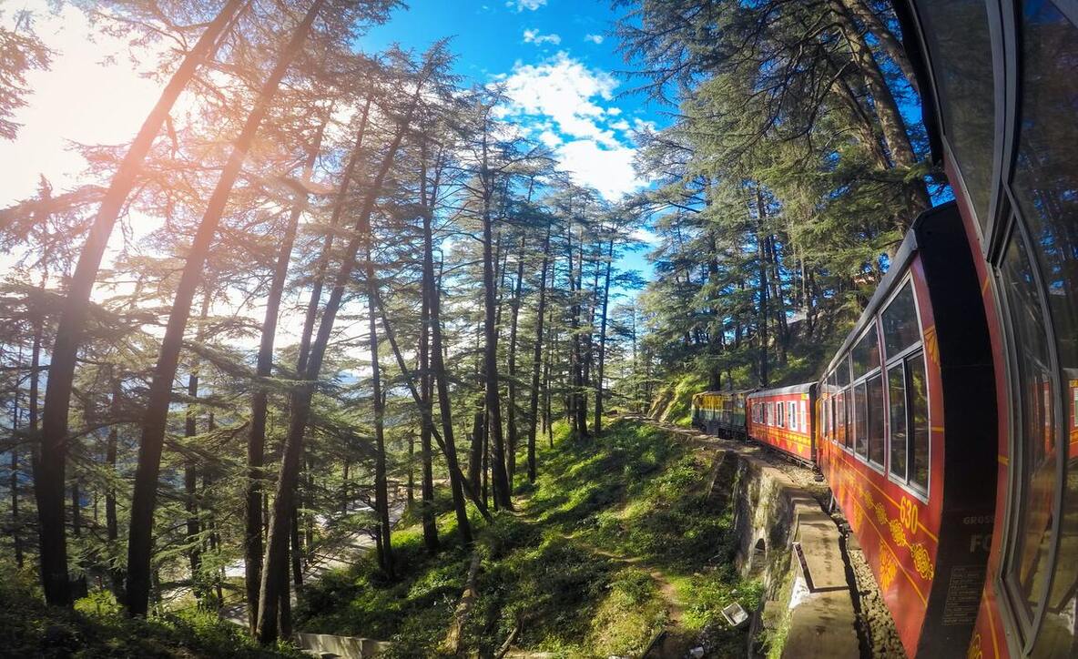 Kalka to Shimla toy train